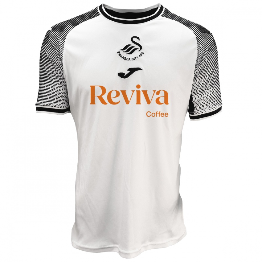 Criança Camisola Ewan Griffiths #0 Branco Principal 2023/24 Camisa