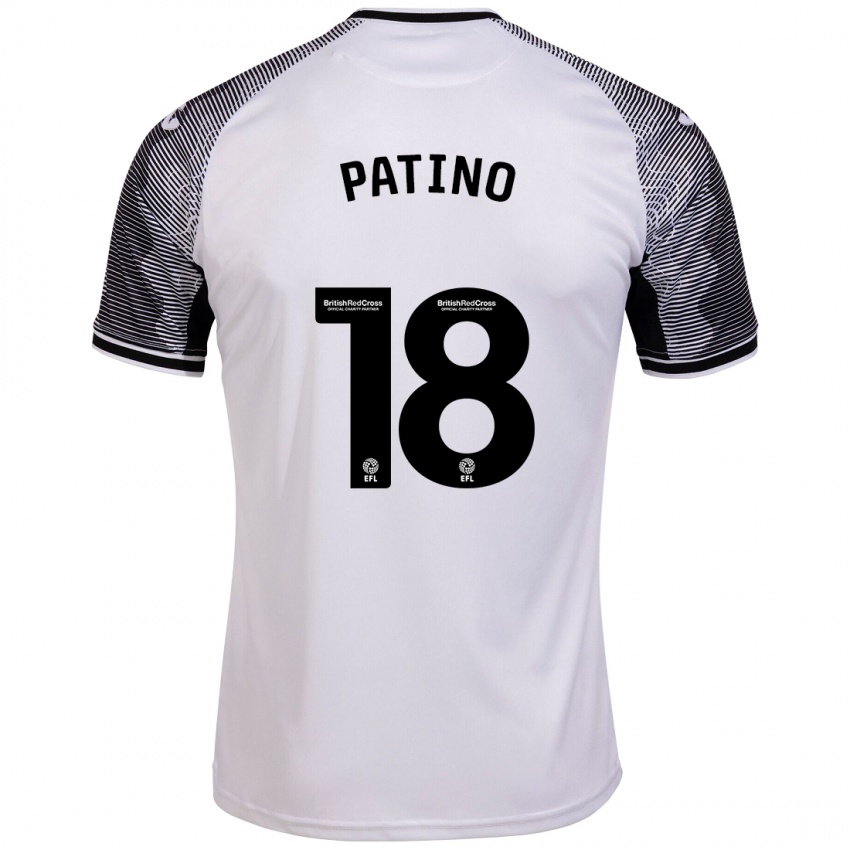 Criança Camisola Charlie Patino #18 Branco Principal 2023/24 Camisa