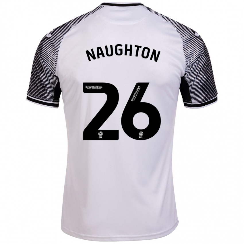 Criança Camisola Kyle Naughton #26 Branco Principal 2023/24 Camisa