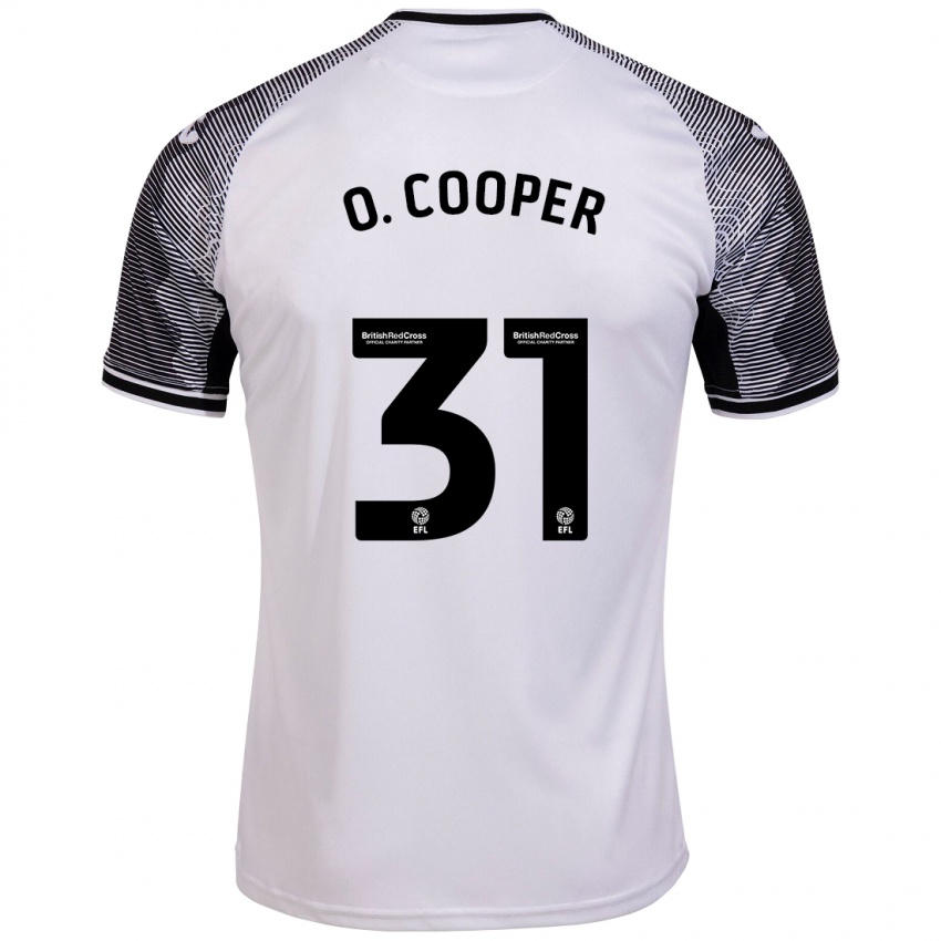 Criança Camisola Oliver Cooper #31 Branco Principal 2023/24 Camisa