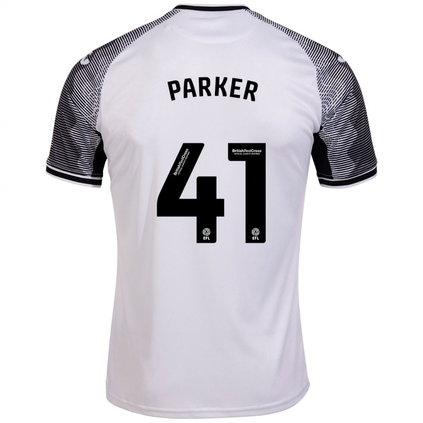 Criança Camisola Sam Parker #41 Branco Principal 2023/24 Camisa