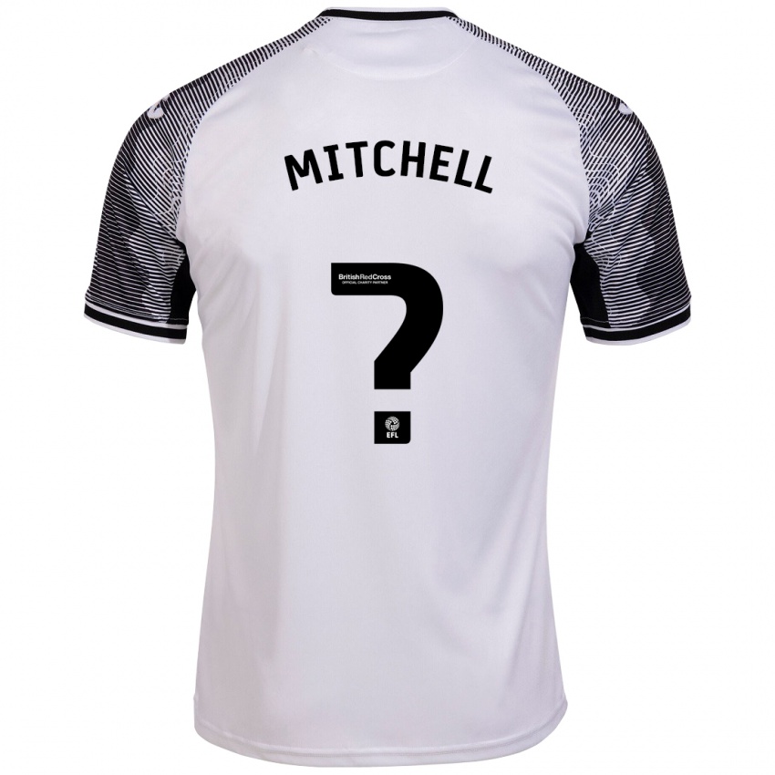 Criança Camisola Remy Mitchell #0 Branco Principal 2023/24 Camisa