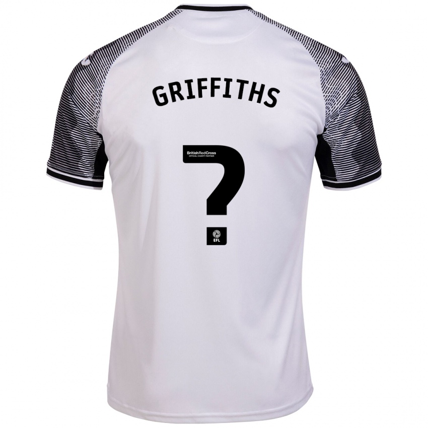 Criança Camisola Ewan Griffiths #0 Branco Principal 2023/24 Camisa