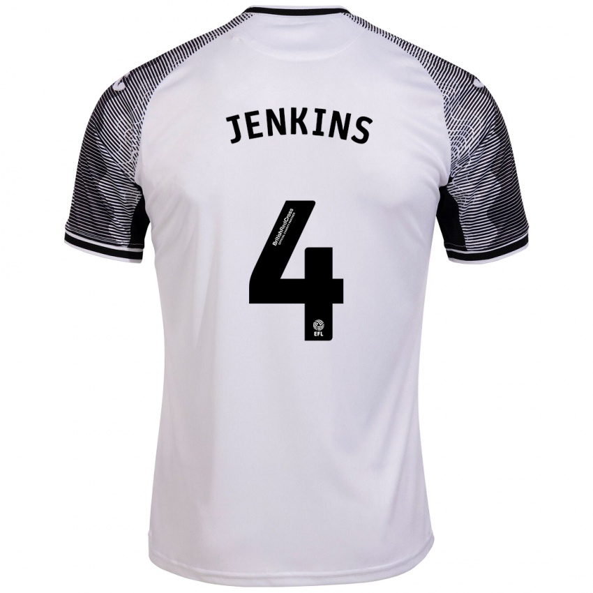 Criança Camisola Shaunna Jenkins #4 Branco Principal 2023/24 Camisa