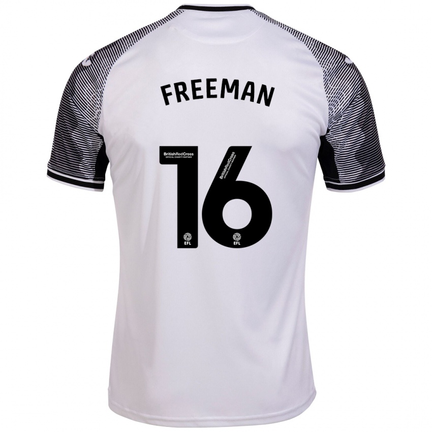 Criança Camisola Emily Freeman #16 Branco Principal 2023/24 Camisa