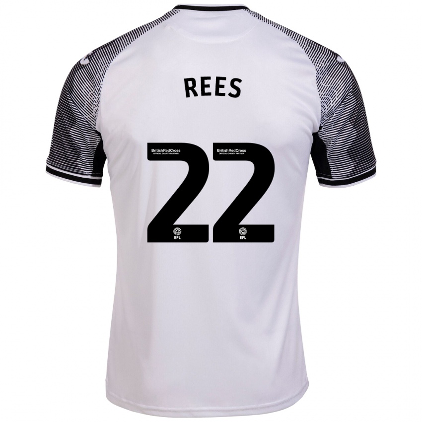 Criança Camisola Nia Rees #22 Branco Principal 2023/24 Camisa