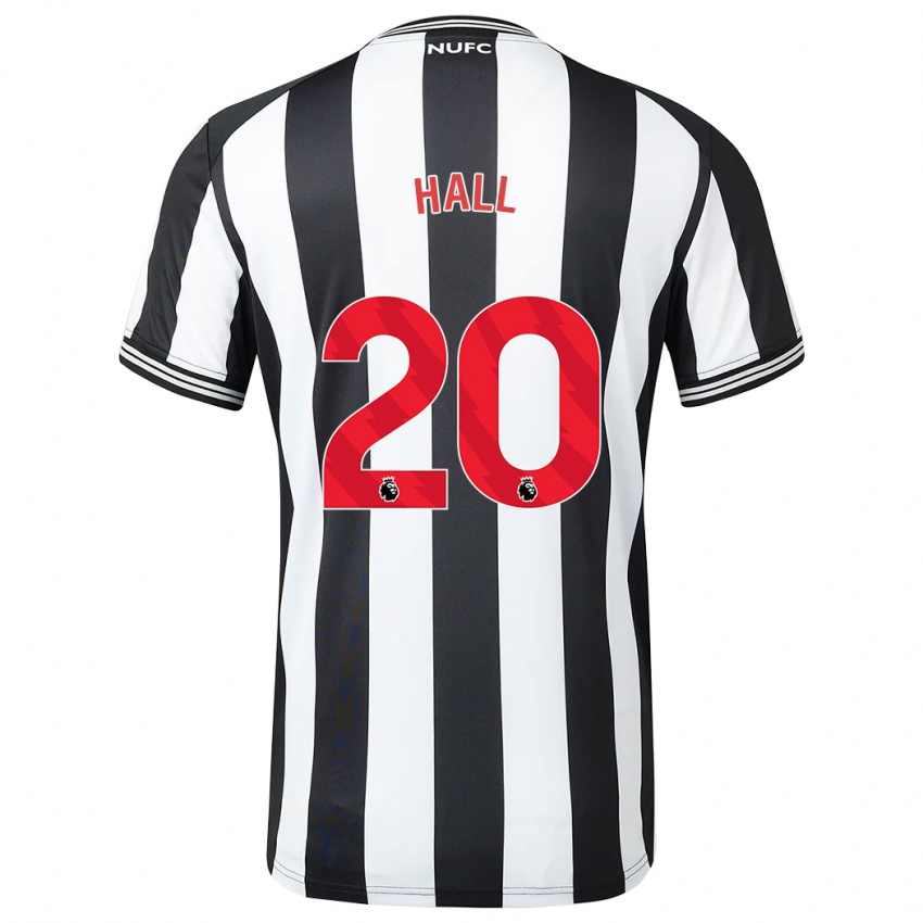 Criança Camisola Lewis Hall #20 Preto Branco Principal 2023/24 Camisa