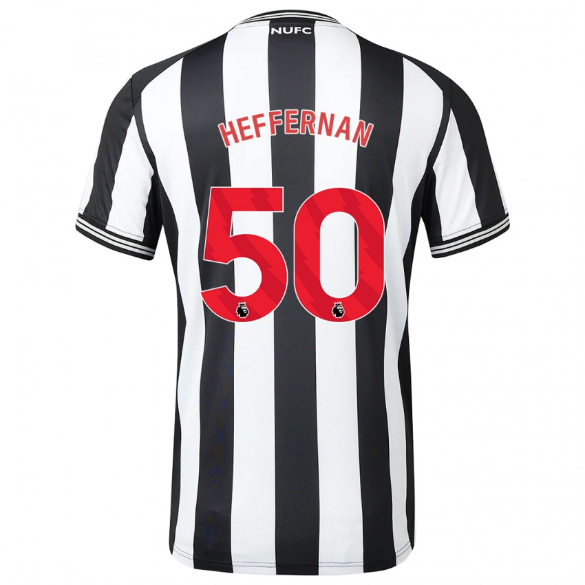 Criança Camisola Cathal Heffernan #50 Preto Branco Principal 2023/24 Camisa