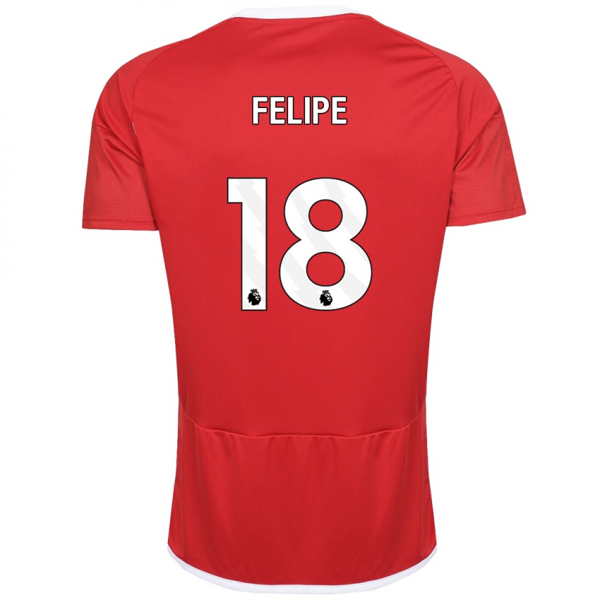 Criança Camisola Felipe #18 Vermelho Principal 2023/24 Camisa