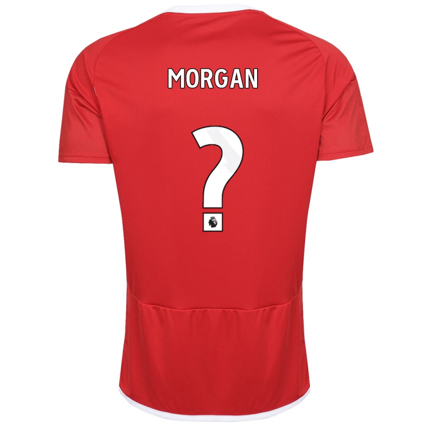 Criança Camisola Elijah Morgan #0 Vermelho Principal 2023/24 Camisa