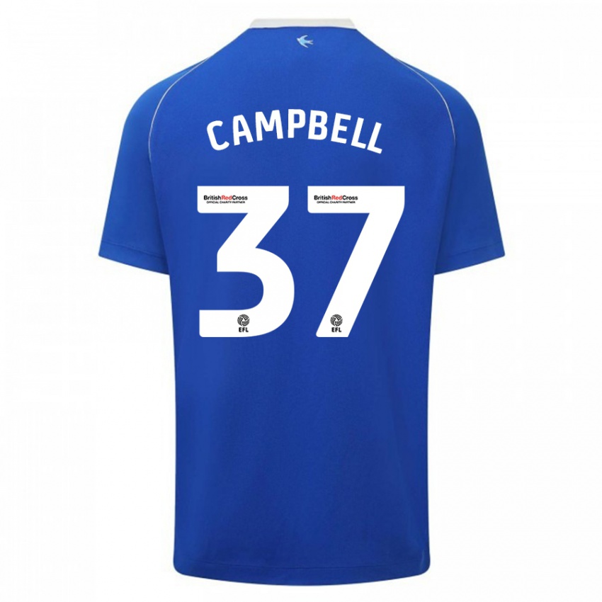 Criança Camisola Vontae Daley-Campbell #37 Azul Principal 2023/24 Camisa
