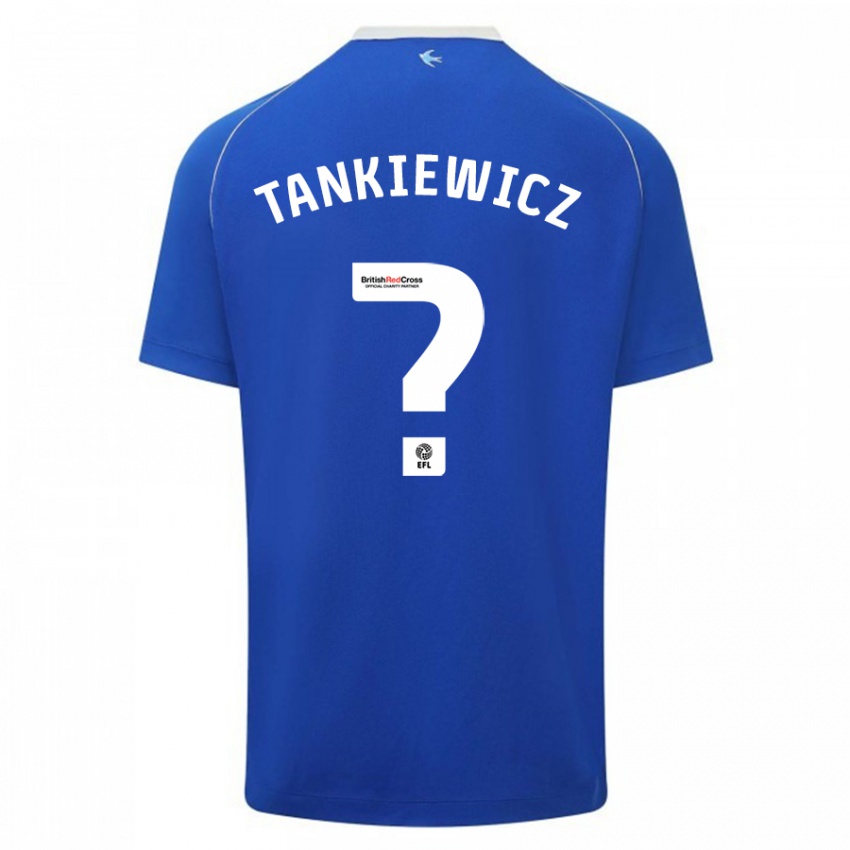 Criança Camisola Rob Tankiewicz #0 Azul Principal 2023/24 Camisa