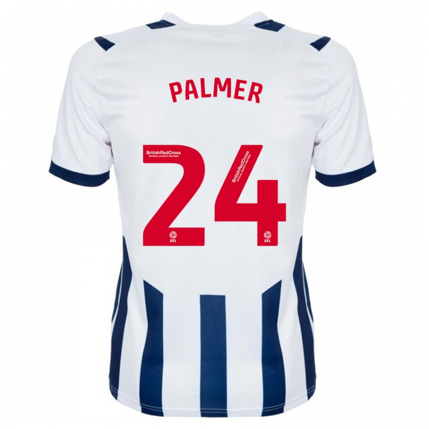 Criança Camisola Alex Palmer #24 Branco Principal 2023/24 Camisa