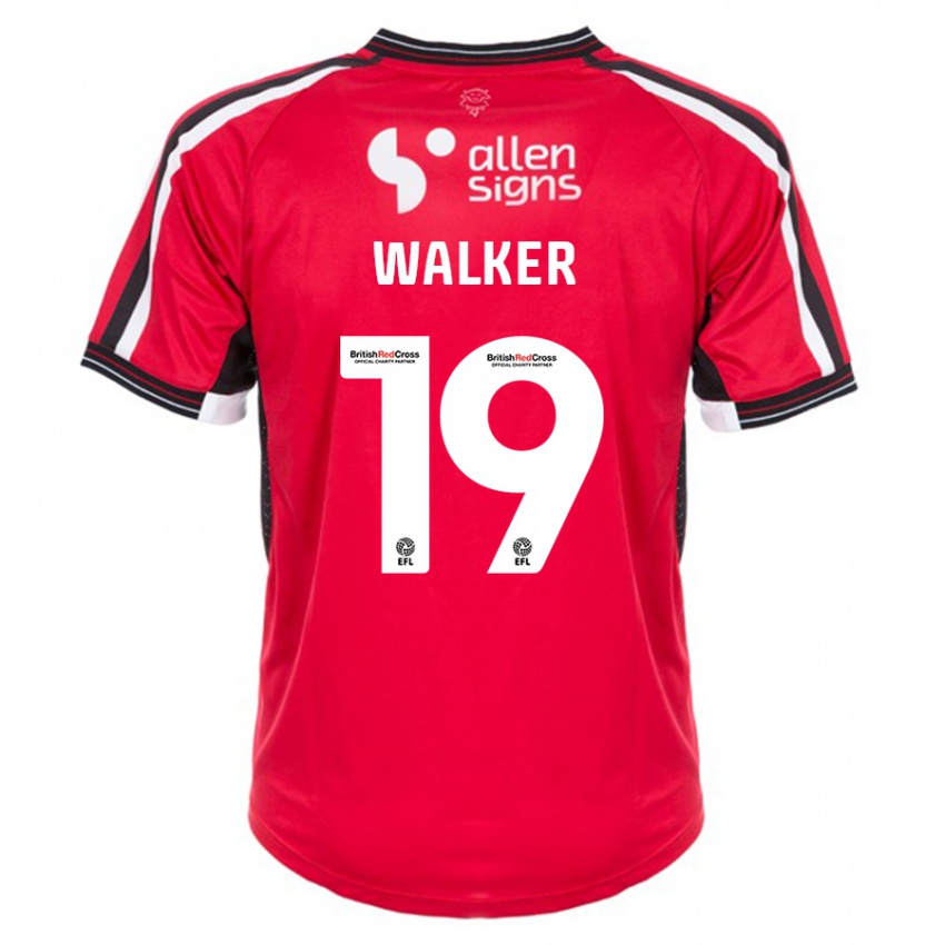 Criança Camisola Tyler Walker #19 Vermelho Principal 2023/24 Camisa