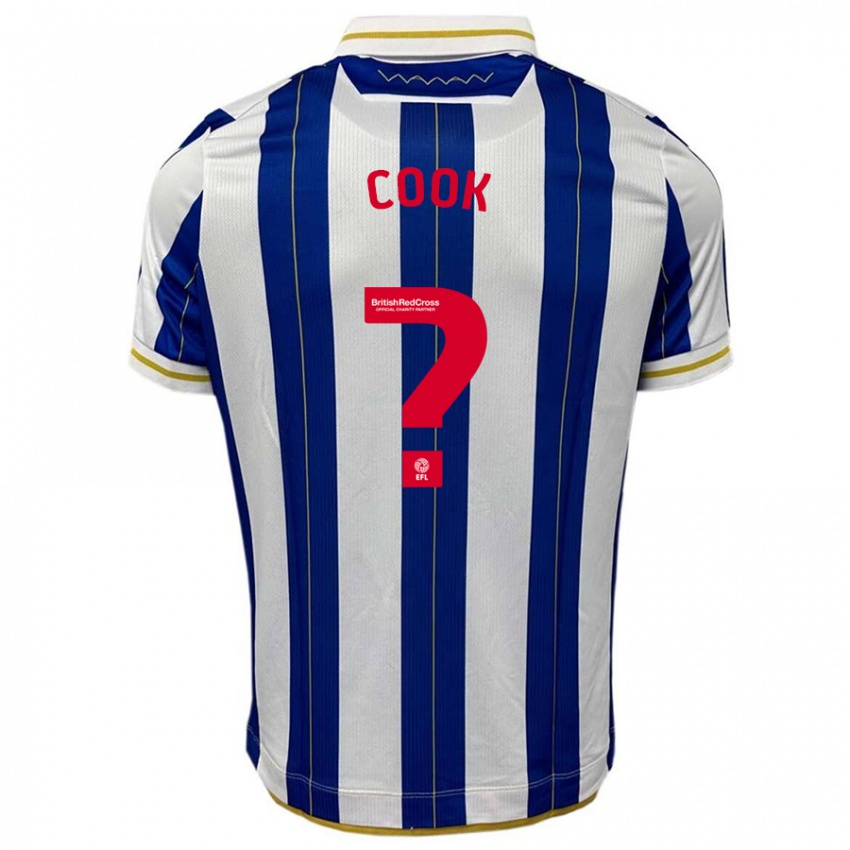 Criança Camisola Luke Cook #0 Branco Azulado Principal 2023/24 Camisa