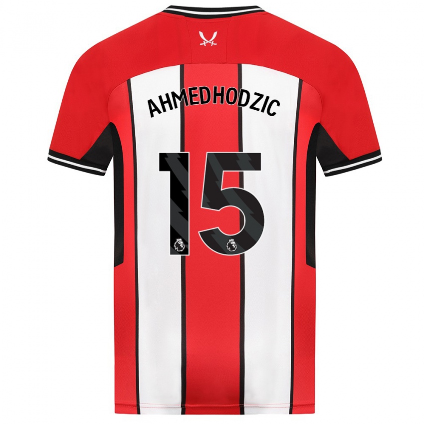 Criança Camisola Anel Ahmedhodzic #15 Vermelho Principal 2023/24 Camisa