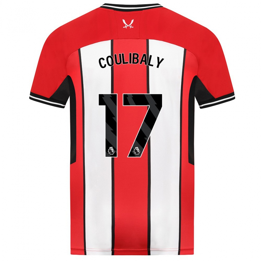 Criança Camisola Ismaila Coulibaly #17 Vermelho Principal 2023/24 Camisa