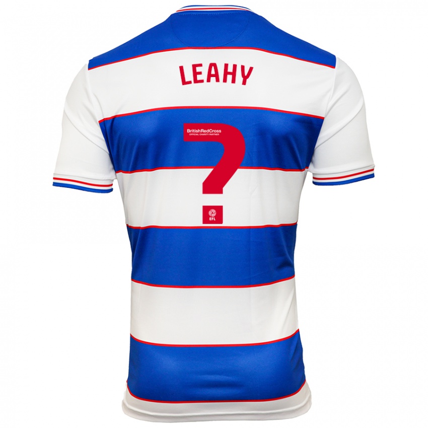 Criança Camisola Jake Leahy #0 Branco Azul Principal 2023/24 Camisa