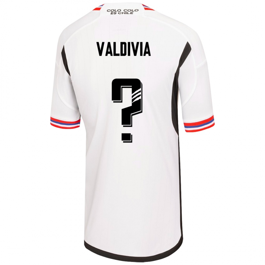 Criança Camisola Felipe Valdivia #0 Branco Principal 2023/24 Camisa