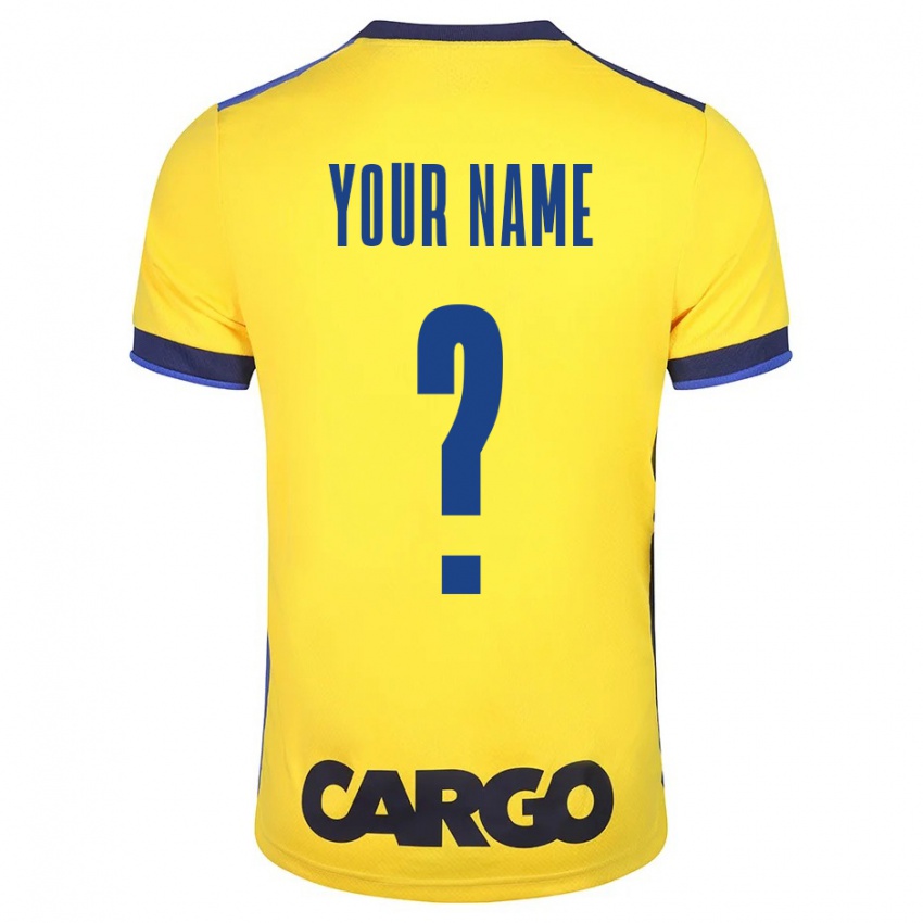 Criança Camisola Seu Nome #0 Amarelo Principal 2023/24 Camisa