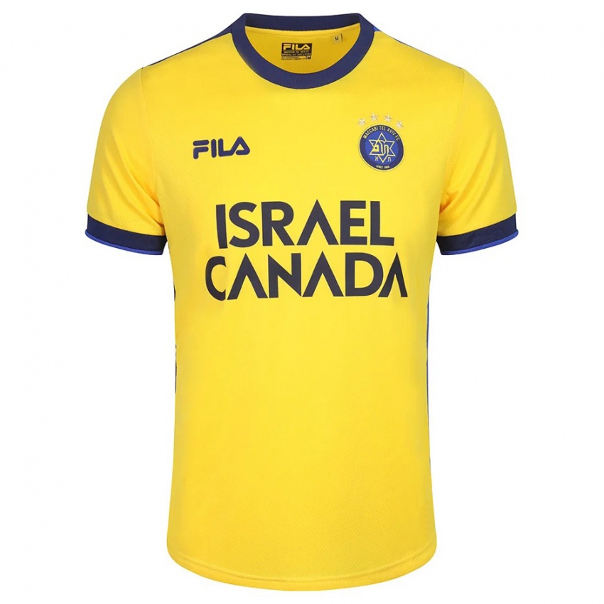 Criança Camisola Ori Bardugo #0 Amarelo Principal 2023/24 Camisa