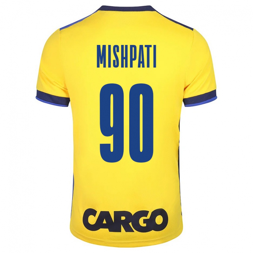 Criança Camisola Roi Mishpati #90 Amarelo Principal 2023/24 Camisa