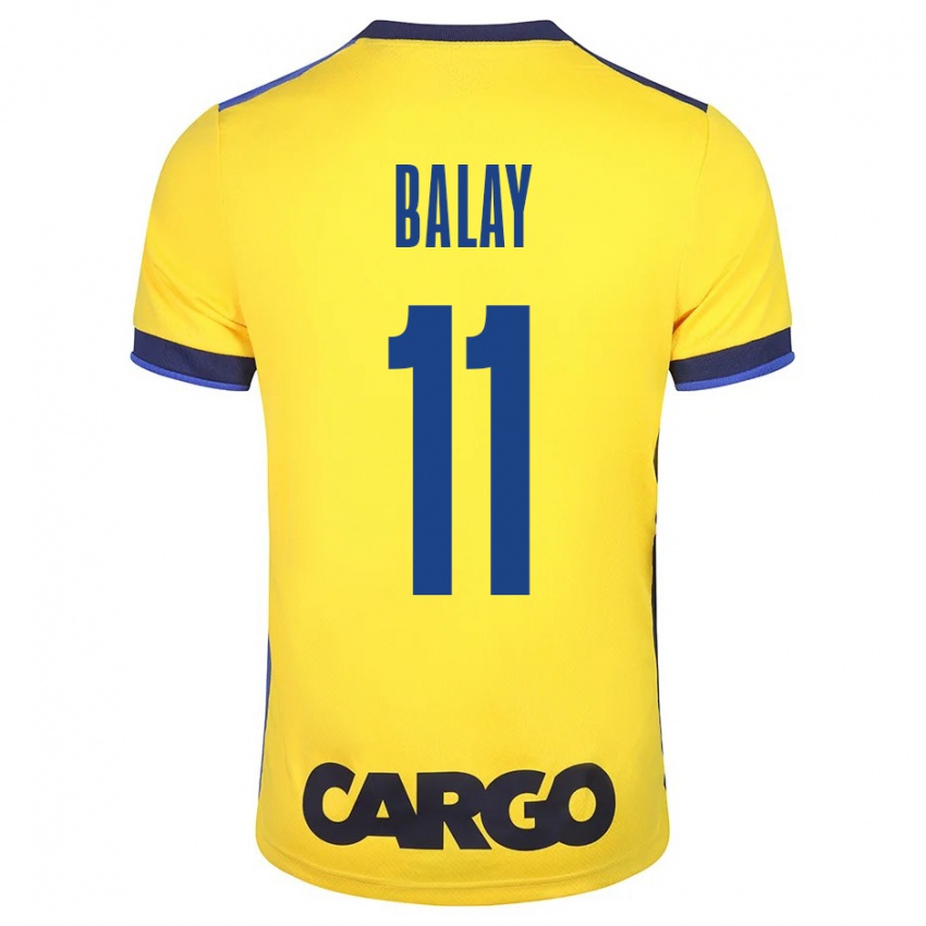 Criança Camisola Yehuda Balay #11 Amarelo Principal 2023/24 Camisa