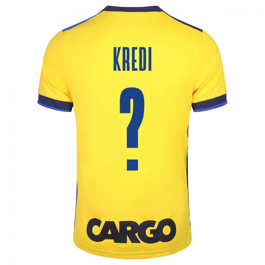 Criança Camisola Amit Kredi #0 Amarelo Principal 2023/24 Camisa