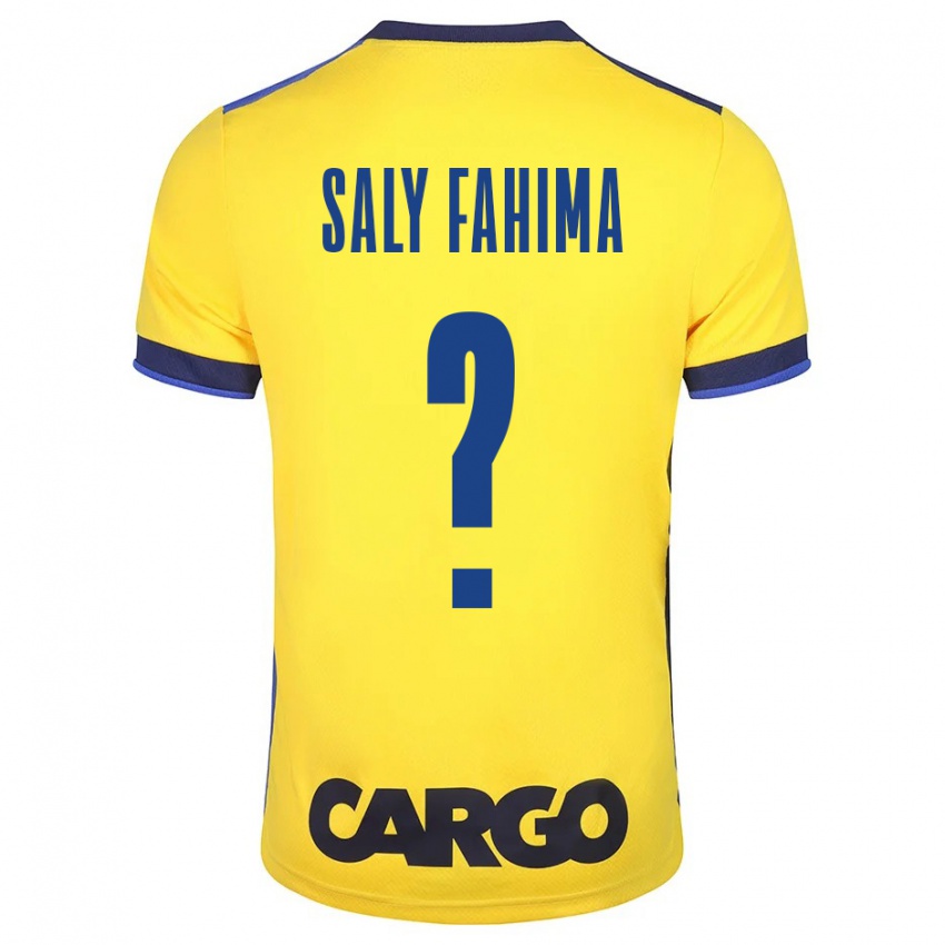 Criança Camisola Israel Saly Fahima #0 Amarelo Principal 2023/24 Camisa