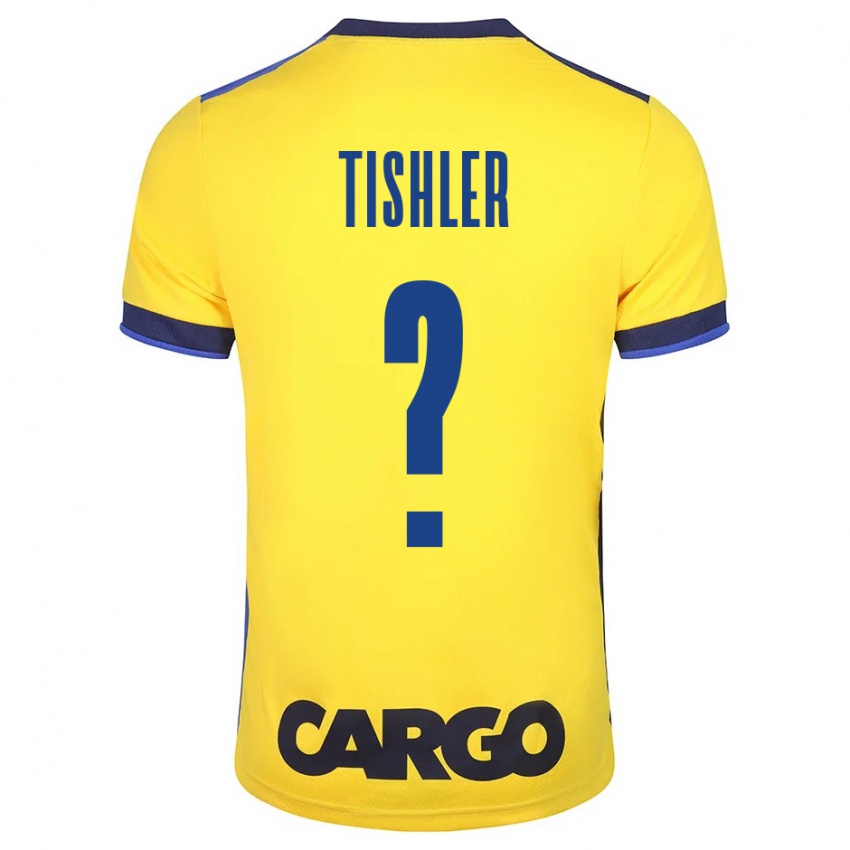 Criança Camisola Daniel Tishler #0 Amarelo Principal 2023/24 Camisa