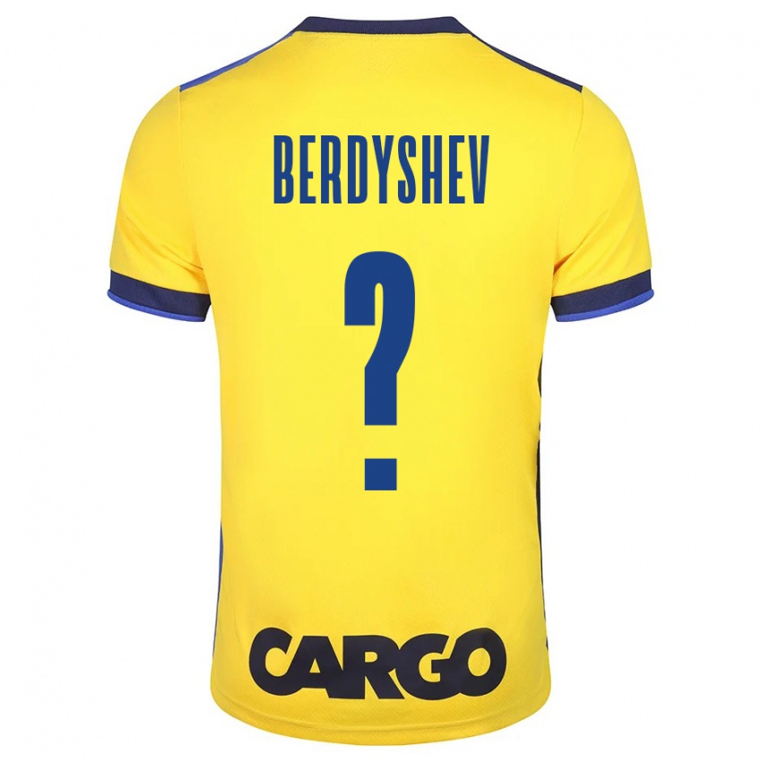 Criança Camisola Tikhon Berdyshev #0 Amarelo Principal 2023/24 Camisa