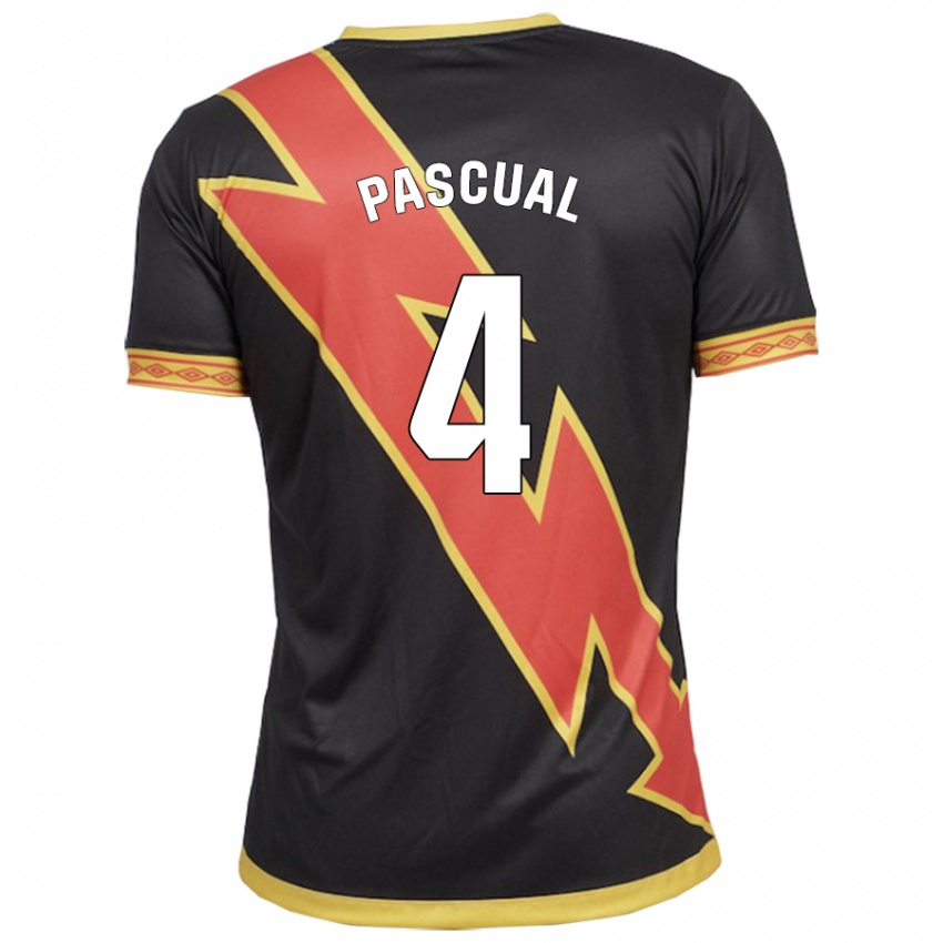 Criança Camisola Martín Pascual #4 Preto Alternativa 2023/24 Camisa