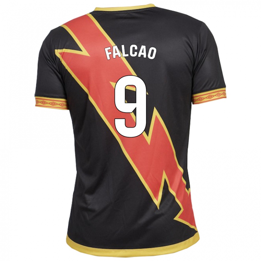 Criança Camisola Radamel Falcao #9 Preto Alternativa 2023/24 Camisa