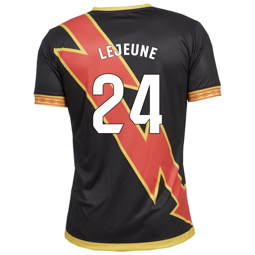 Criança Camisola Florian Lejeune #24 Preto Alternativa 2023/24 Camisa