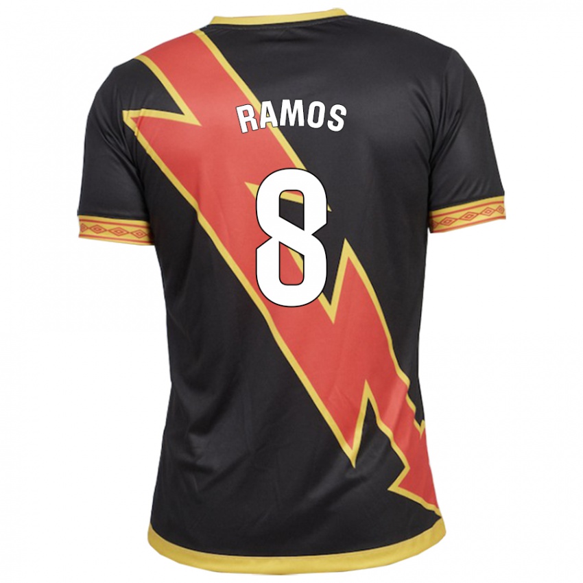 Criança Camisola Iván Ramos #8 Preto Alternativa 2023/24 Camisa