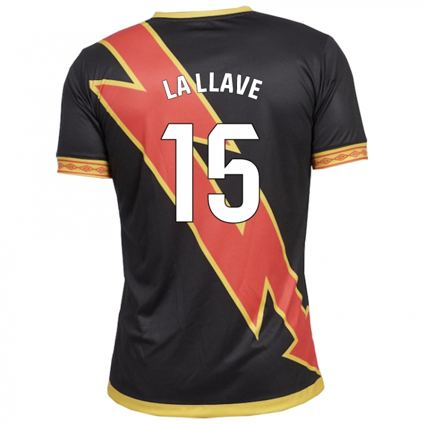 Criança Camisola Kevin De La Llave #15 Preto Alternativa 2023/24 Camisa