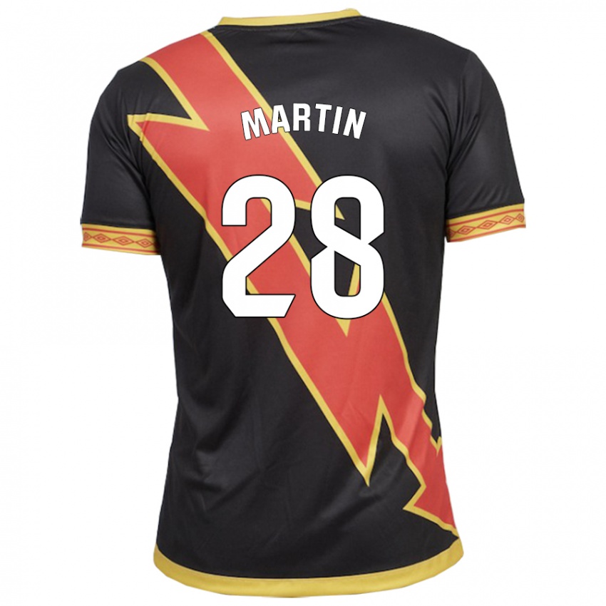 Criança Camisola Pablo Martín #28 Preto Alternativa 2023/24 Camisa