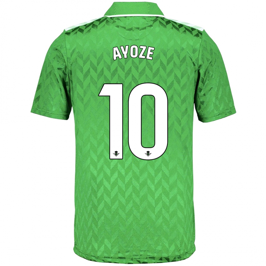 Criança Camisola Ayoze Pérez #10 Verde Alternativa 2023/24 Camisa