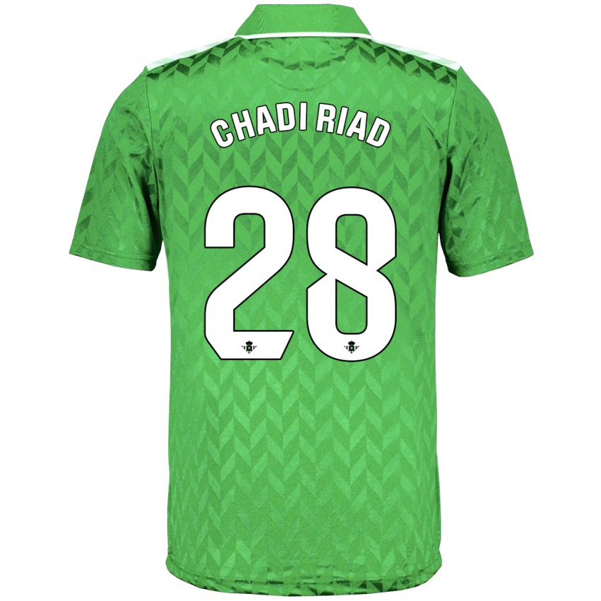 Criança Camisola Chadi Riad #28 Verde Alternativa 2023/24 Camisa