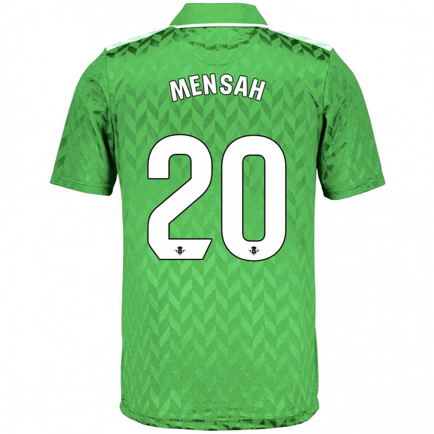 Criança Camisola Mawuli Mensah #20 Verde Alternativa 2023/24 Camisa