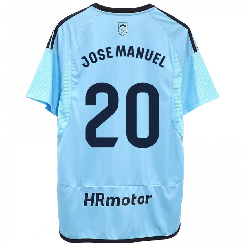 Criança Camisola José Manuel Arnáiz #20 Azul Alternativa 2023/24 Camisa