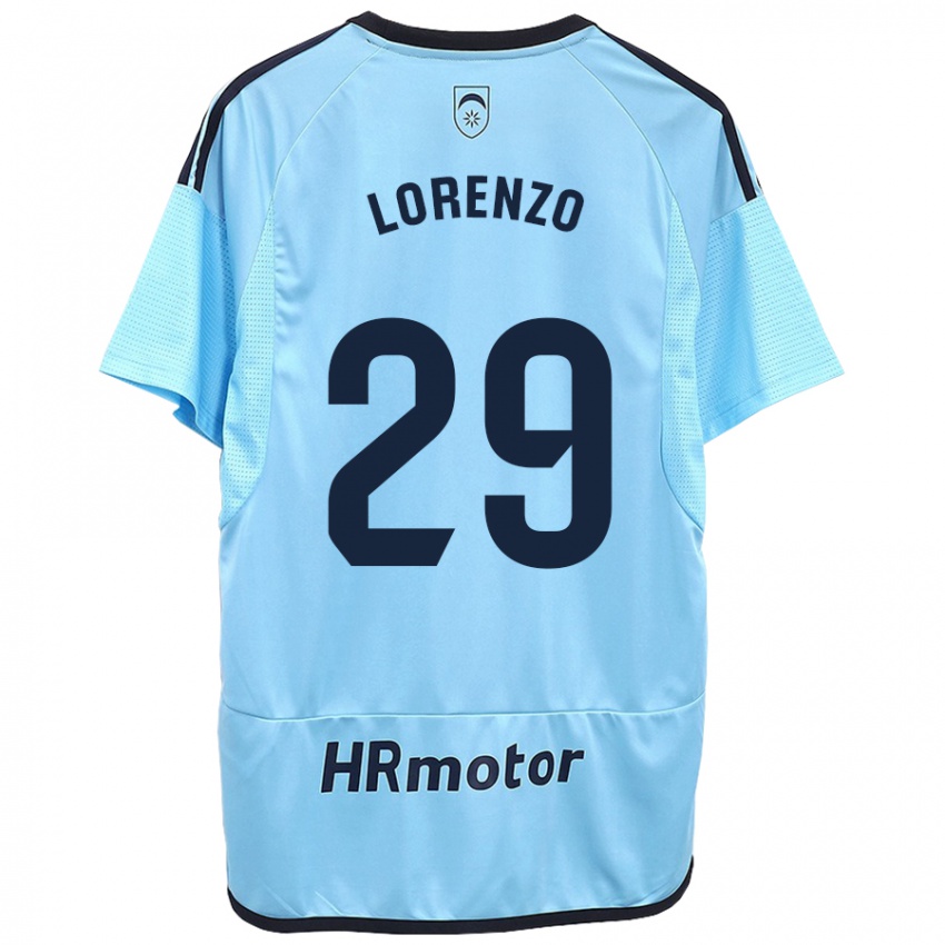 Criança Camisola Nowend Lorenzo #29 Azul Alternativa 2023/24 Camisa