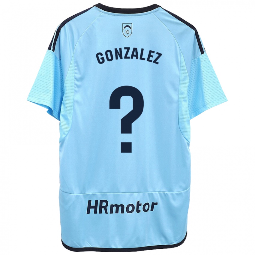 Criança Camisola Iker González #0 Azul Alternativa 2023/24 Camisa