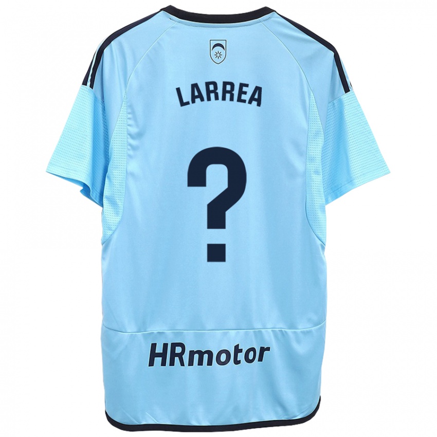 Criança Camisola Unai Larrea #0 Azul Alternativa 2023/24 Camisa