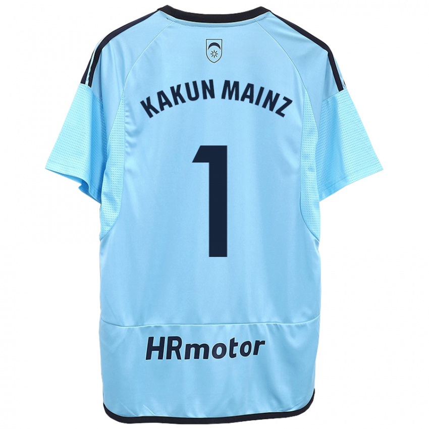 Criança Camisola Kakun Mainz #1 Azul Alternativa 2023/24 Camisa