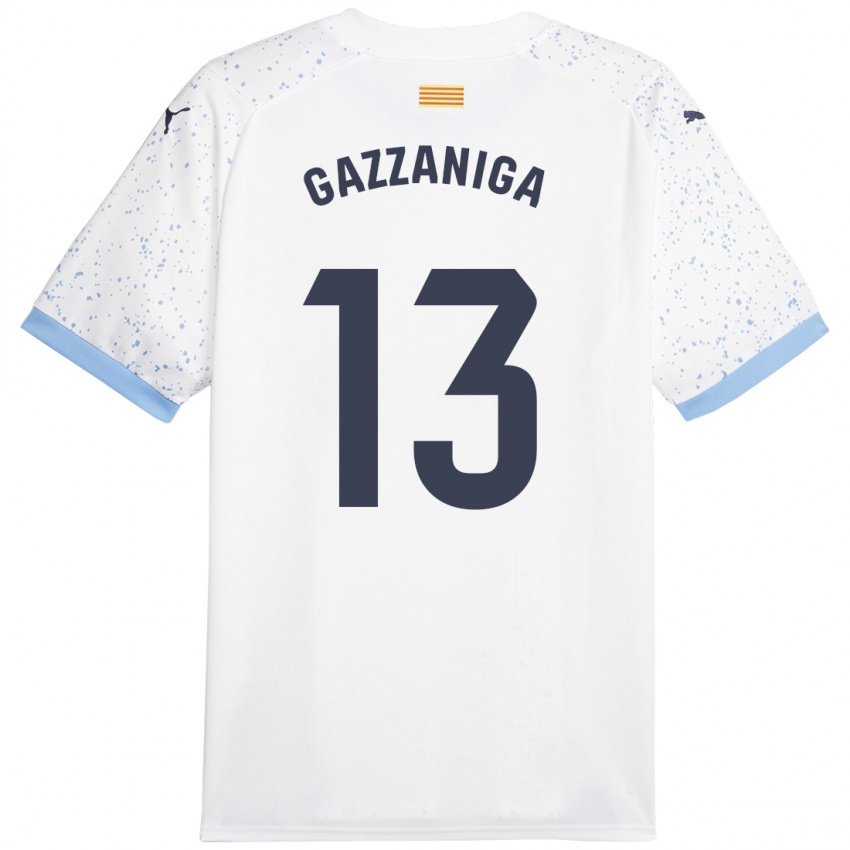 Criança Camisola Paulo Gazzaniga #13 Branco Alternativa 2023/24 Camisa