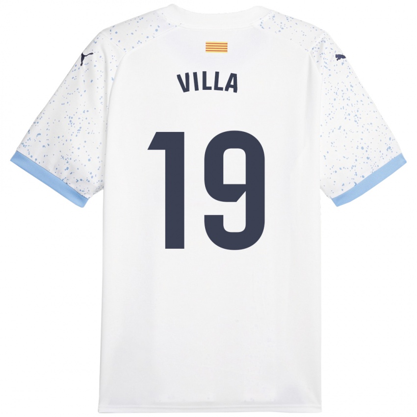 Criança Camisola Toni Villa #19 Branco Alternativa 2023/24 Camisa