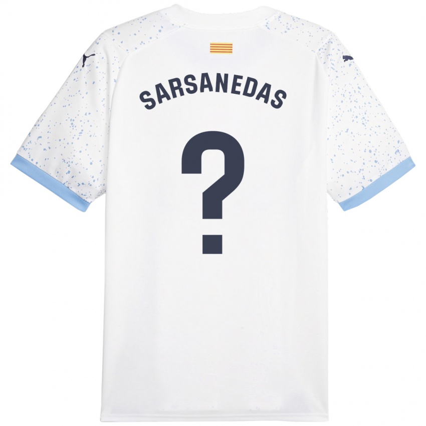 Criança Camisola Joao Sarsanedas #0 Branco Alternativa 2023/24 Camisa