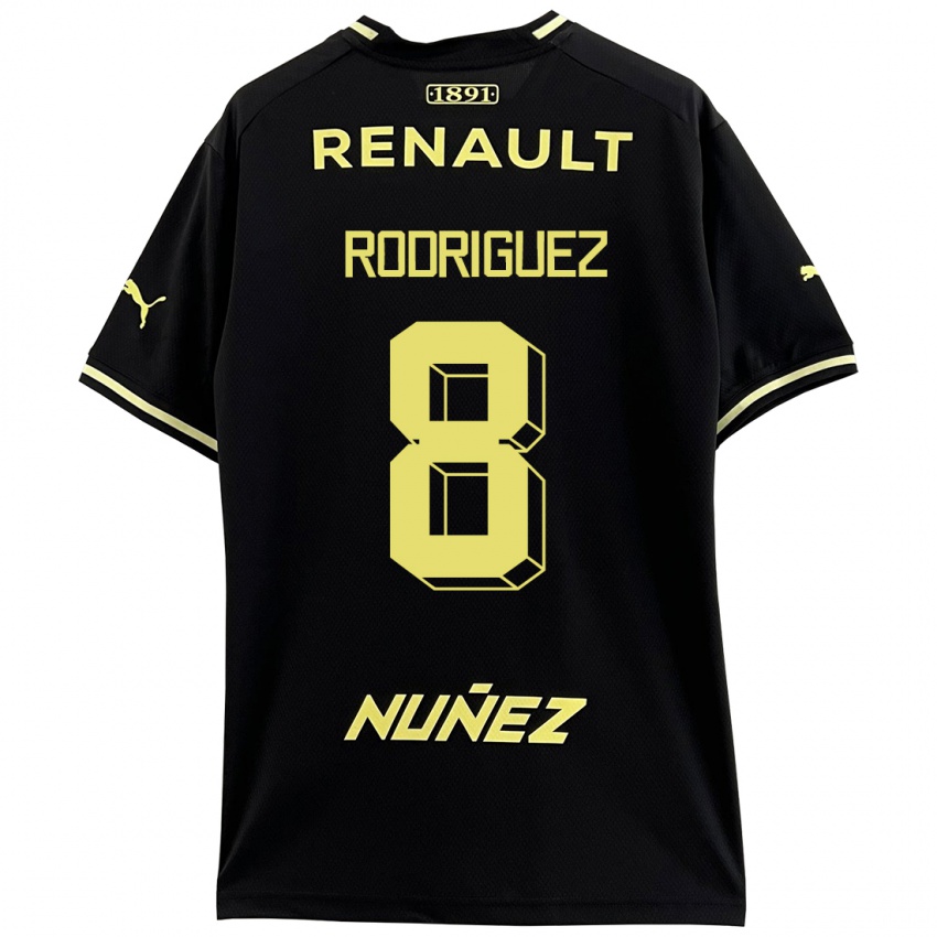 Criança Camisola Sebastián Rodríguez #8 Preto Alternativa 2023/24 Camisa