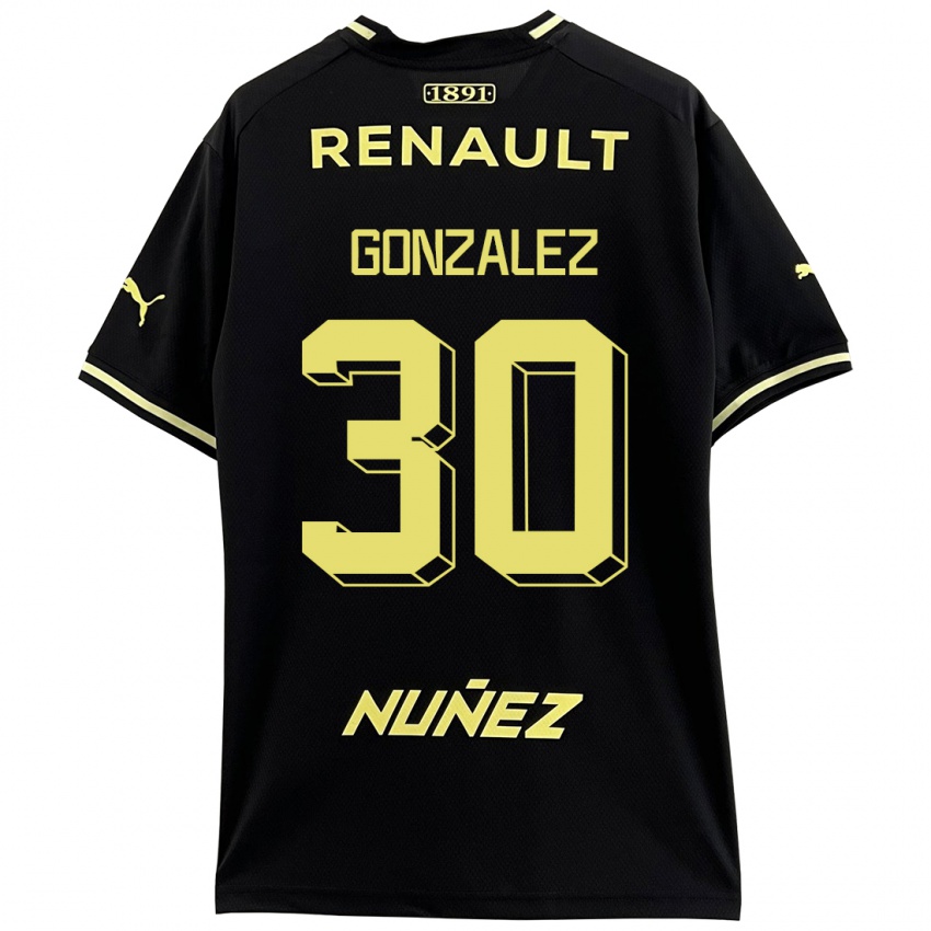 Criança Camisola Ángel González #30 Preto Alternativa 2023/24 Camisa